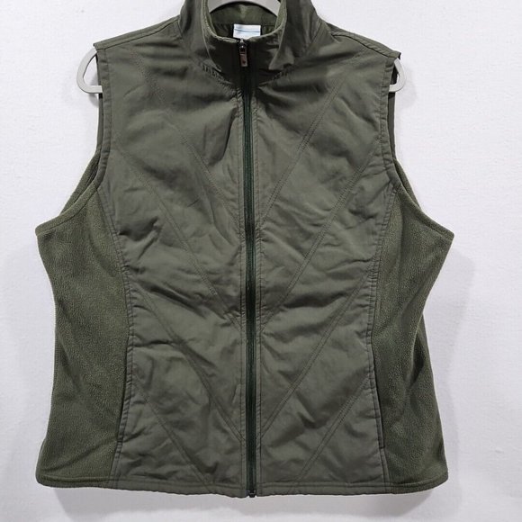 Columbia Jackets & Coats Columbia Vest Womens Xl Olive Green